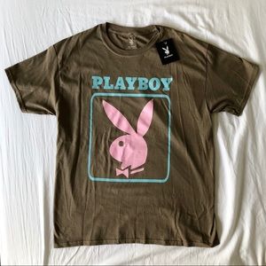 SOLD🔥 Brown playboy shirt 🔥